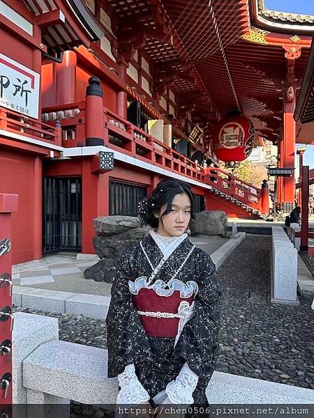 【日本東京】淺草寺雷門 和服租借體驗／含攝影及彩妝服務／波蘿