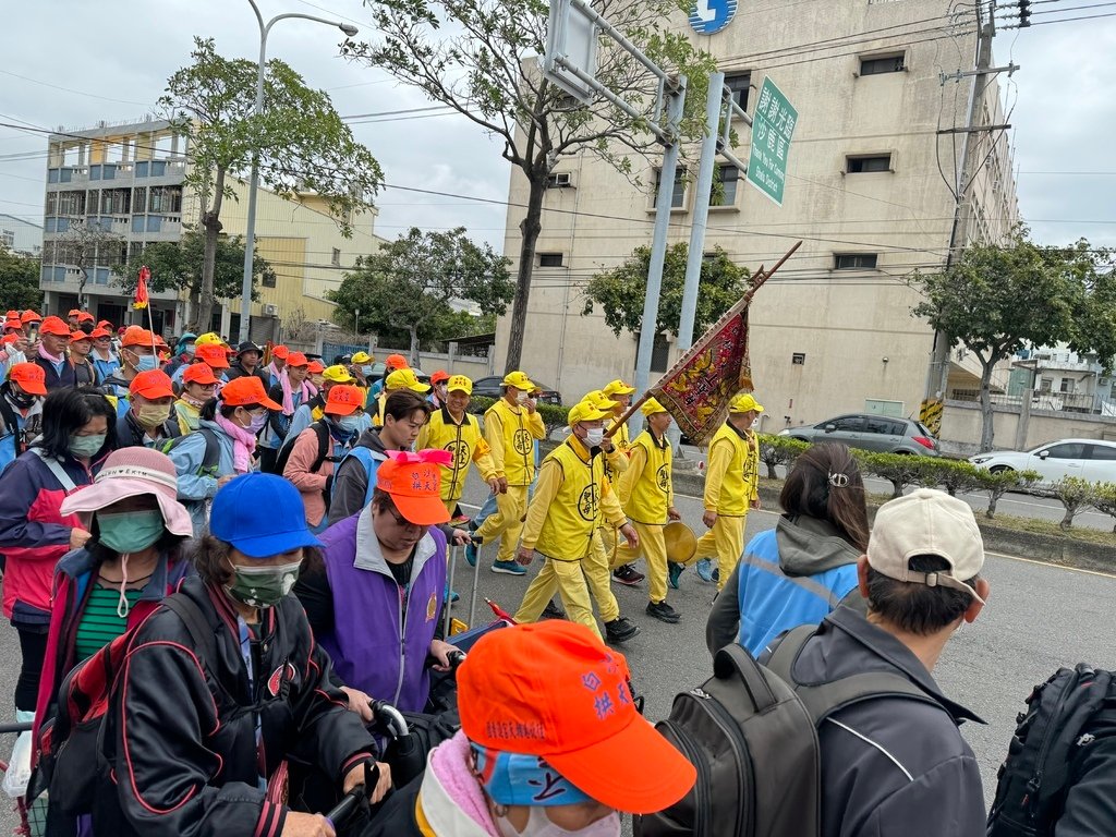 員林乾清宮參與甲辰年白沙屯拱天宮及山邊媽祖宮天上聖母往北港進