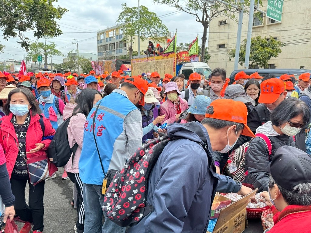 員林乾清宮參與甲辰年白沙屯拱天宮及山邊媽祖宮天上聖母往北港進