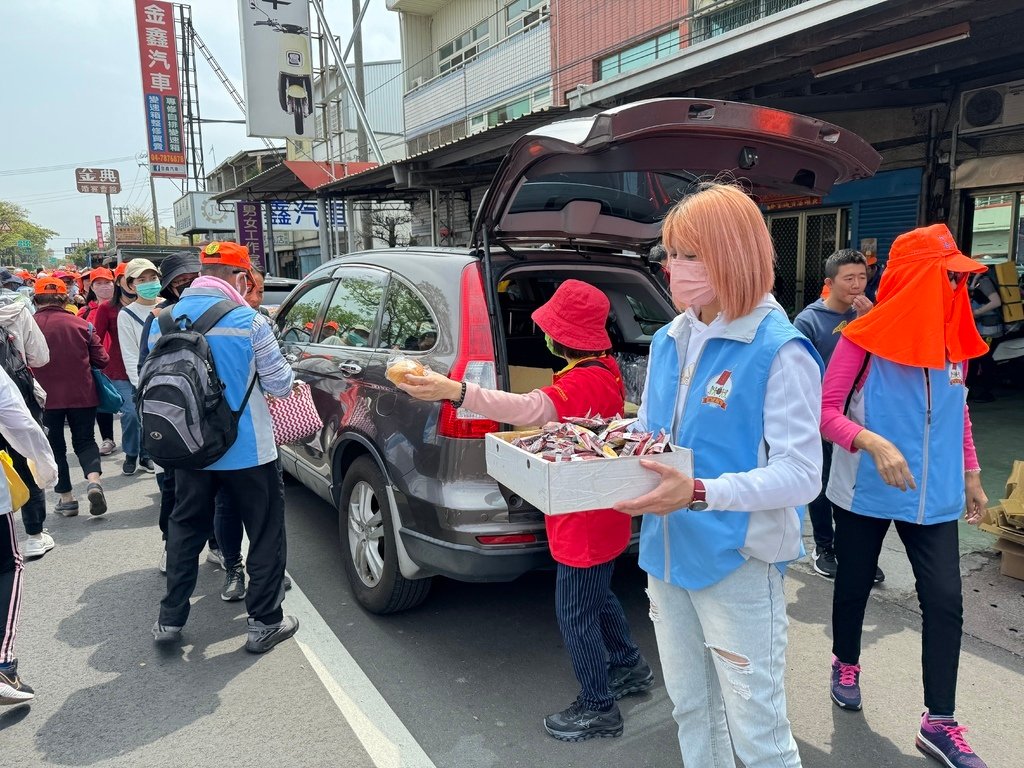 員林乾清宮參與甲辰年白沙屯拱天宮及山邊媽祖宮天上聖母往北港進