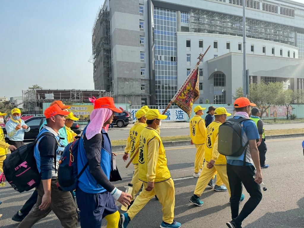 員林乾清宮參與甲辰年白沙屯拱天宮及山邊媽祖宮天上聖母往北港進