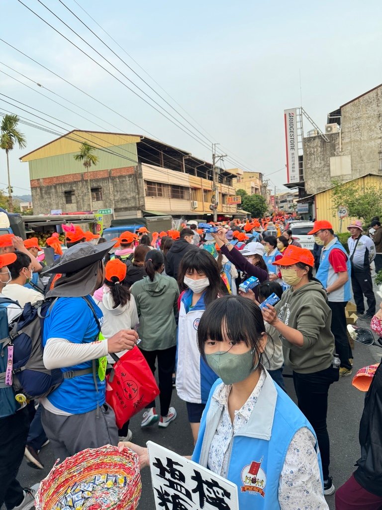 員林乾清宮參與甲辰年白沙屯拱天宮及山邊媽祖宮天上聖母往北港進