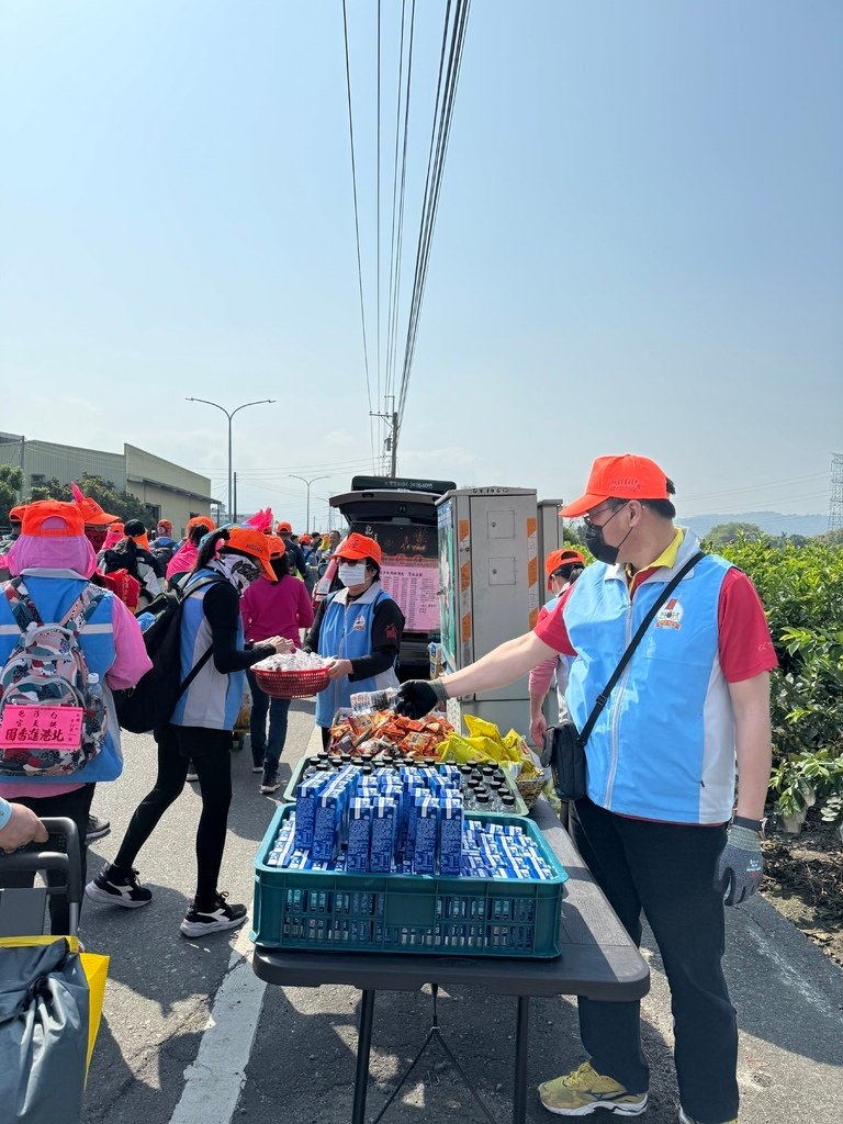 員林乾清宮參與甲辰年白沙屯拱天宮及山邊媽祖宮天上聖母往北港進