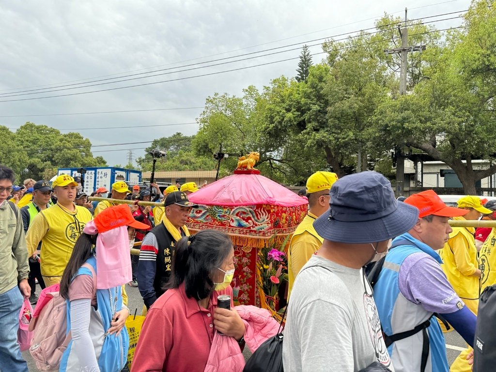 員林乾清宮參與甲辰年白沙屯拱天宮及山邊媽祖宮天上聖母往北港進