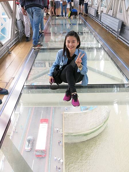 倫敦塔橋玻璃地板 Tower Bridge Glass Floor