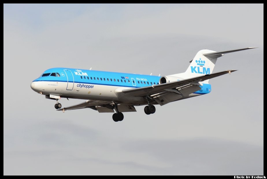 KLM Cityhopper Fokker F70(PH-WXA)@FRA_1(2)_20120221