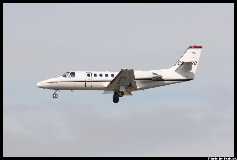 Private Cessna 550B Citation Bravo(CS-DHQ)@FRA_1(2)_20120221