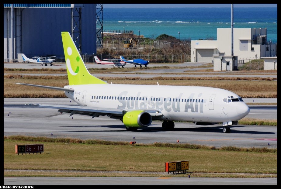 Solaseed Air B737-46Q(JA737B)@ROAH_1(2)_20121020