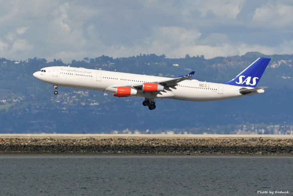 SAS Scandinavian Airbus A340-313(OY-KBI)@SFO_1_20180314.JPG