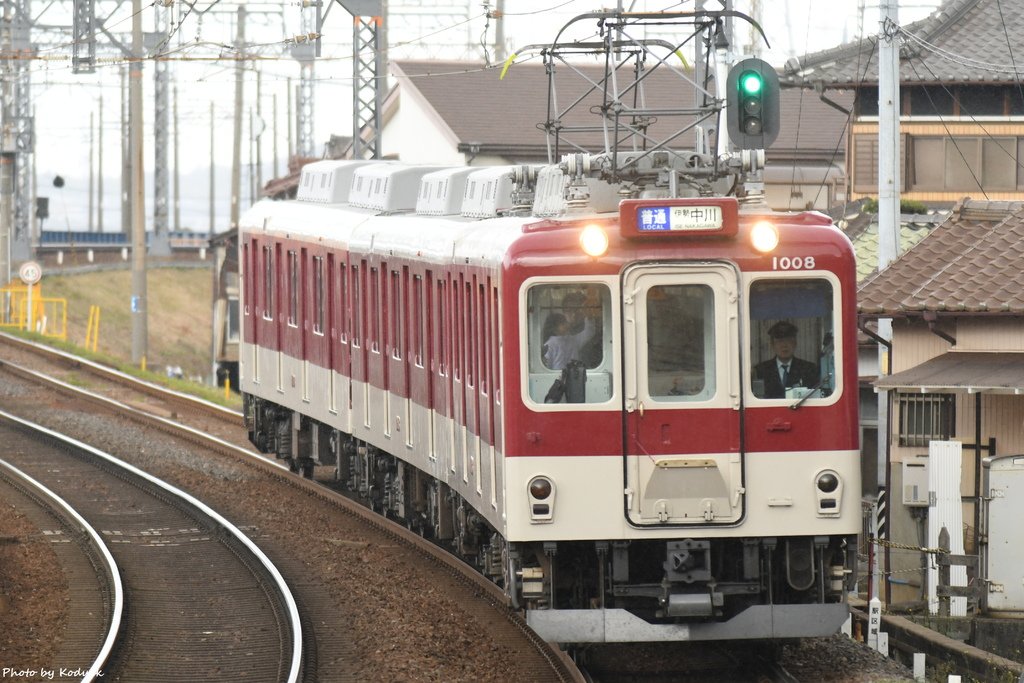 近鐵1000系(1008)電車@近鐵富田_1_20171123.JPG