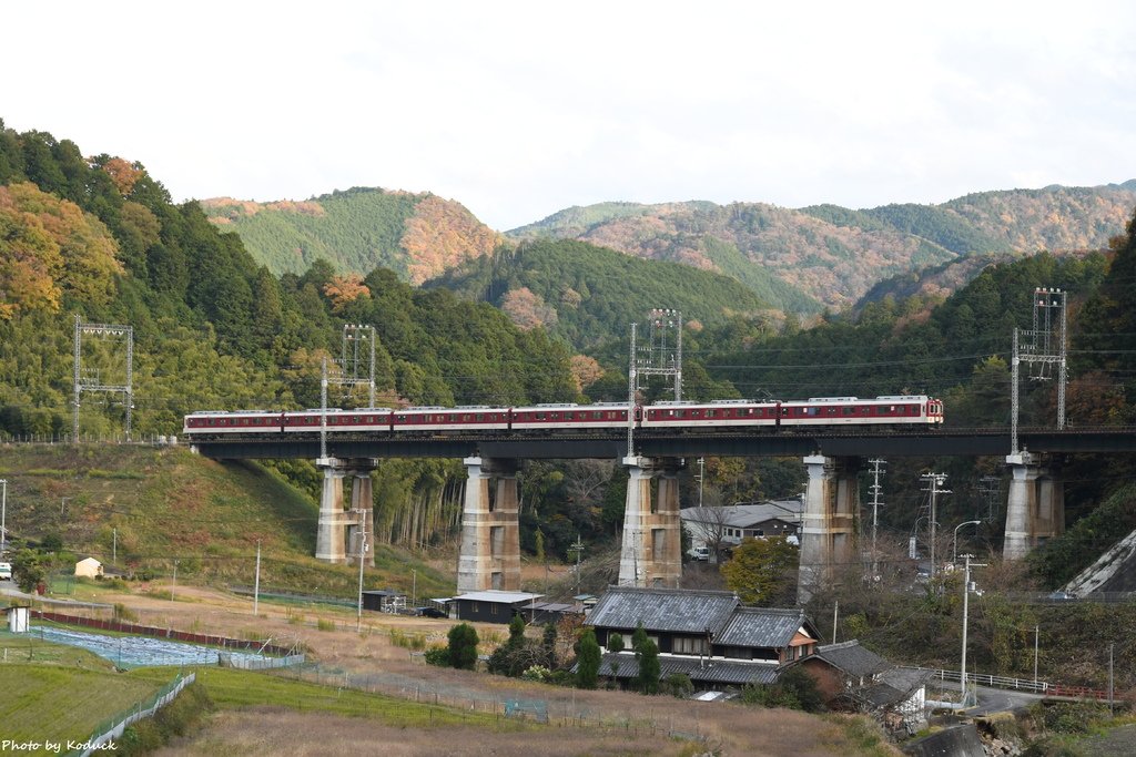 近鐵2800系電車@室生口大野-榛原間_3_20171122.JPG