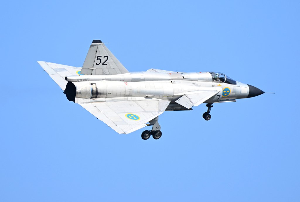 經典瑞典戰機、Saab J 35 Draken與Saab 3