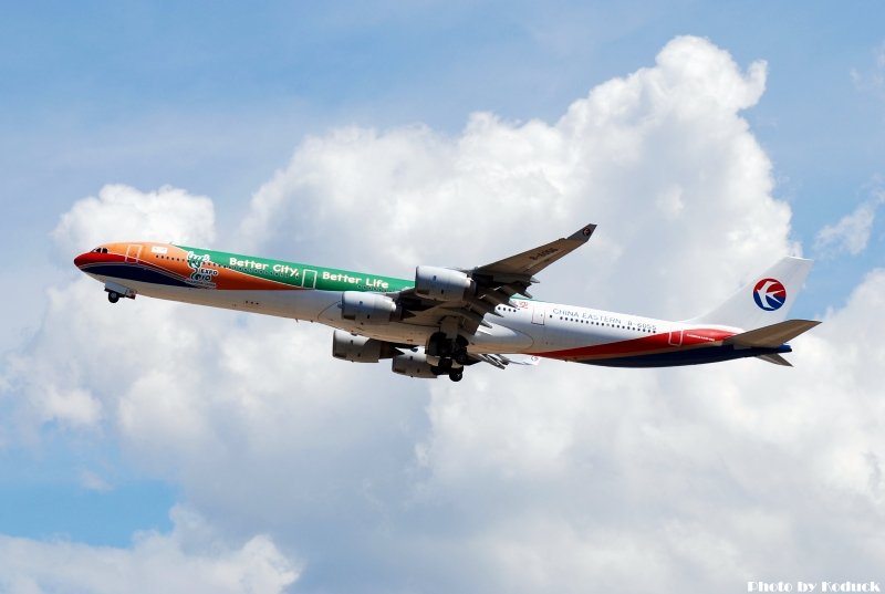 China Eastern Airlines A340-642(B-6055)@TIA_1(2)_20100827.jpg