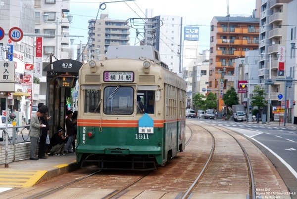 廣島路電1911號@舟入町站前_1(2)_20080927.jpg