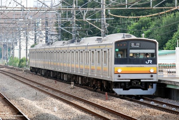 南武線電車@府中本町_1(2)_20090911.jpg