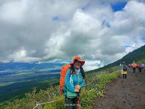 富士山登頂劍峰賞御來光看雲海20240820-21