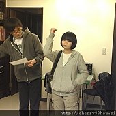 20120210排練第一次約會後,男送女回家情景~集合兩位戲劇戲術科考生的課堂排練 (2)