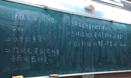 老師的表演筆記20130403林口社大戲劇春季周二班