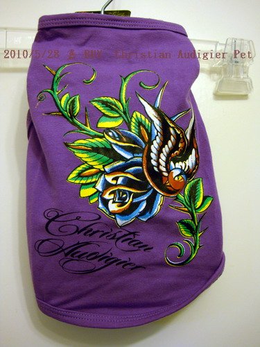 Christian Audigier 紫色和平鴿1