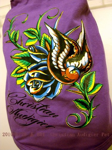 Christian Audigier 紫色和平鴿2
