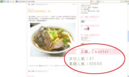 人氣紀錄：66666