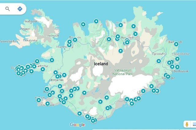 Iceland-Reykjanesand Reykjavík