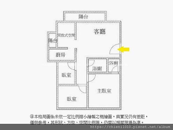 q17格局圖-台中太平樹孝商圈♥雅致三房✚車位「長億新平華廈」_台中市太平區樹孝路274巷9弄17之1號2樓.jpg