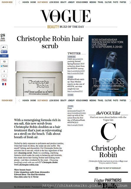 Christophe Robin hair scrub   Vogue English