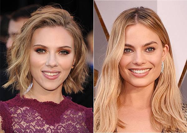 圖三Scarlett Johanson versus Margot Robbie