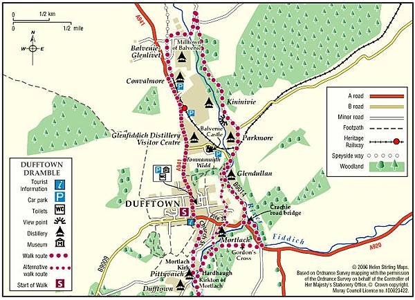 Dufftown- Dufftown DrambleMAP.jpg