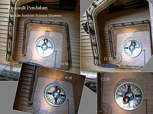 富蘭克林科學館裡的佛科擺(2010/3/19)