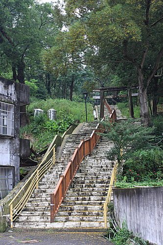 湖口公學校校內神社/新竹縣80年新湖國小存日治時期新湖口公學