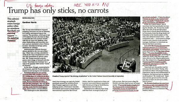 20181112 Trump has only sticks no carrots-1.jpg