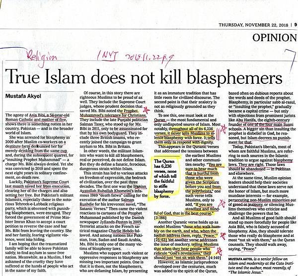 20181122 Ture Islam does not kill blasphemersOK.jpg