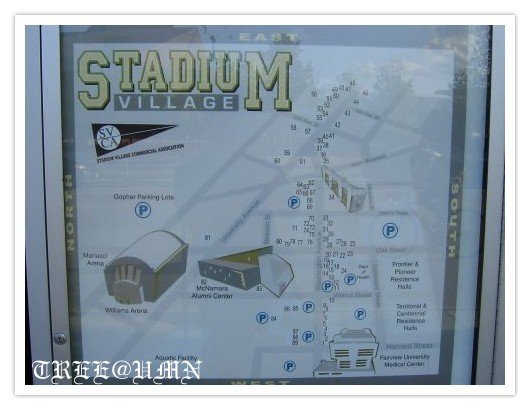 Stadium Village區餐廳按圖索驥