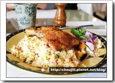 爸及蔡桑點的雞腿飯