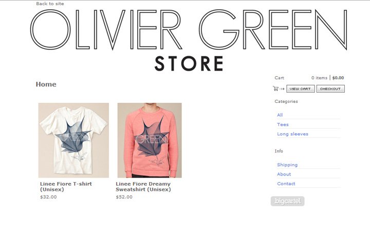 Olivier shop