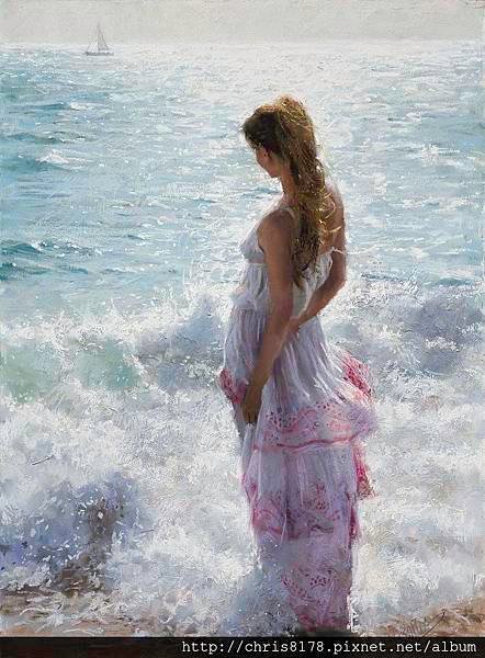 10880_Vicente Romero Redondo_ART2016_3_Mediterranean Breeze_粉蠟筆(pastel on Ingres paper over an impasto base)_54x73cm_2015.jpg