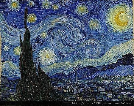 (1853~1890)梵谷(荷蘭)_星夜_Vincent Van Gogh_The Starry Night_1889.jpg