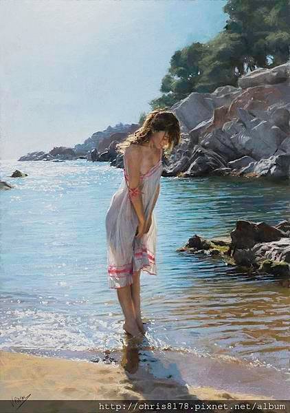 10880_Vicente Romero Redondo_ART2017_2_Mediterranean shore_粉彩畫Pastel on Ingres paper over an Impasto base_65x92cm_2017_sm.jpg