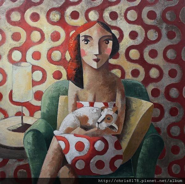 11457_Didier Lourenço_ 20181145710_小狗 Puppy_油畫 oil on canvas_100x100cm_sm_2017.JPG