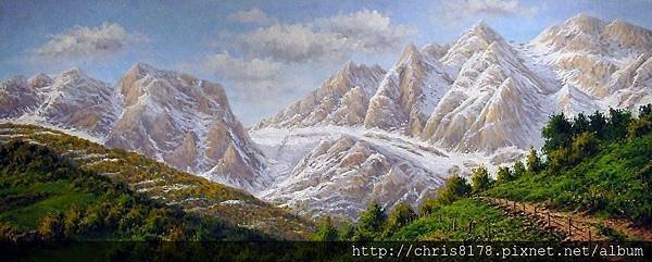 11468_Joan Coloma_20181146808_歐羅巴山 Los Picos de Europa_油畫 oil on canvas_100x40cm_sm_2017.jpg