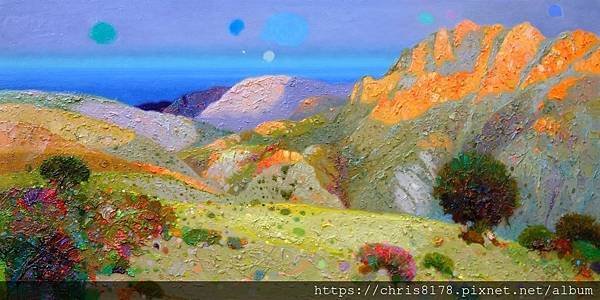 2019-11471-08_佩德羅·羅爾丹 Pedro Roldan_暮光 (阿爾普哈拉)_Tarde de luz,Alpujarra_油畫 oil on panel_70x37cm_15號_sm_2018.jpg