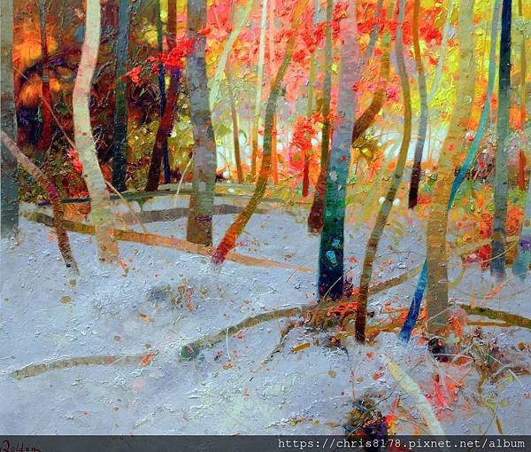 2019-11471-06_佩德羅·羅爾丹 Pedro Roldan_初雪 (奧爾德薩)_Primeras nieves,Ordesa_油畫 oil on panel_50x43cm_10號_sm_2018.jpg