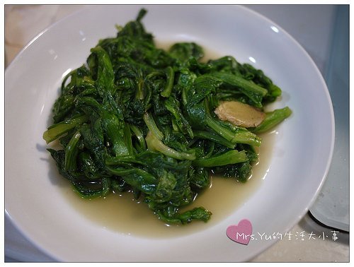 麻油炒茼蒿