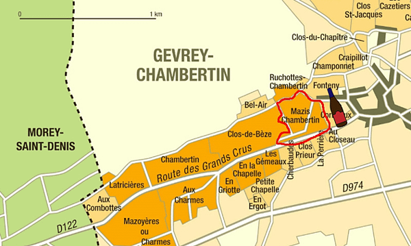 [勃根地地塊說]Gevrey Chambertin-Mazi