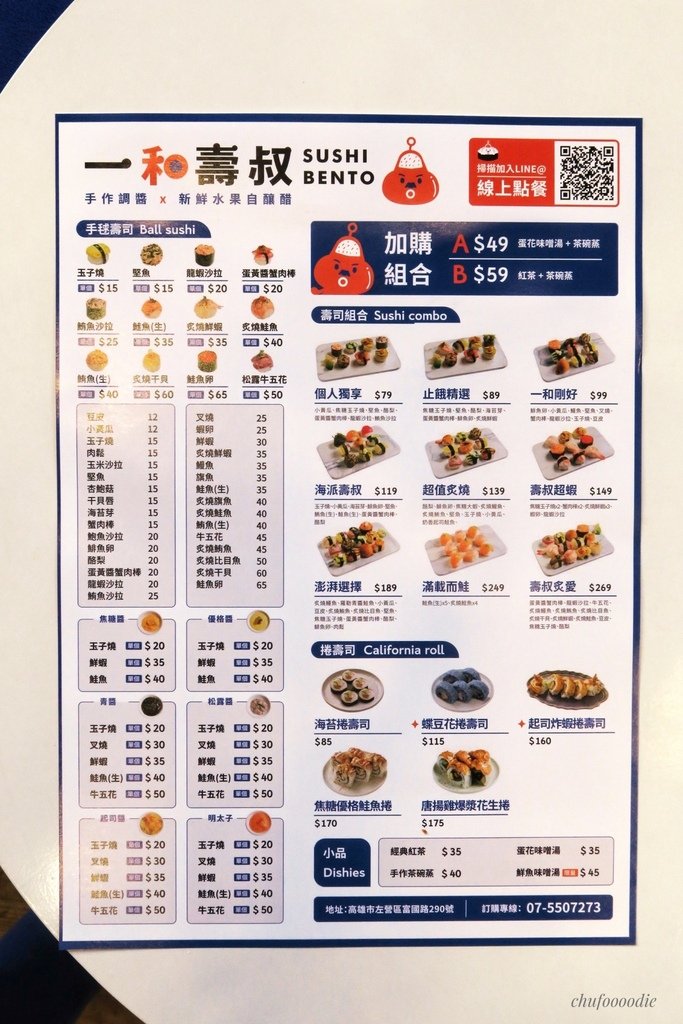 【一和壽叔SUSHI BENTO】全台首創手毬壽司專賣店~使用新鮮果釀醋飯的高雄壽司~壽司控來到高雄必吃的日式料理