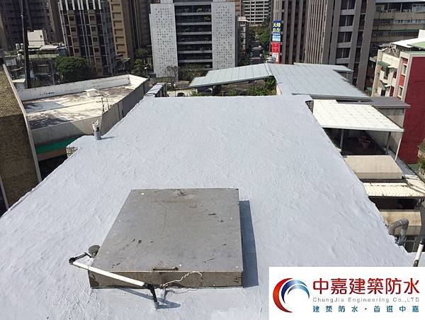 建築物漏水整修工程/屋頂局部防水修復/耐候型壓克力防水工法-