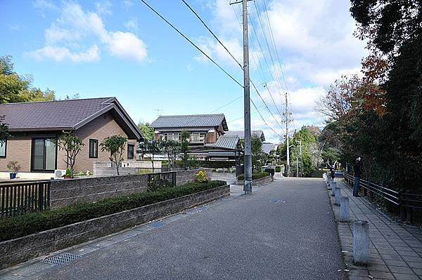 上野城附近的街道