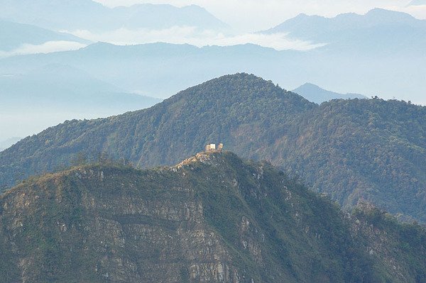 上山時的風景